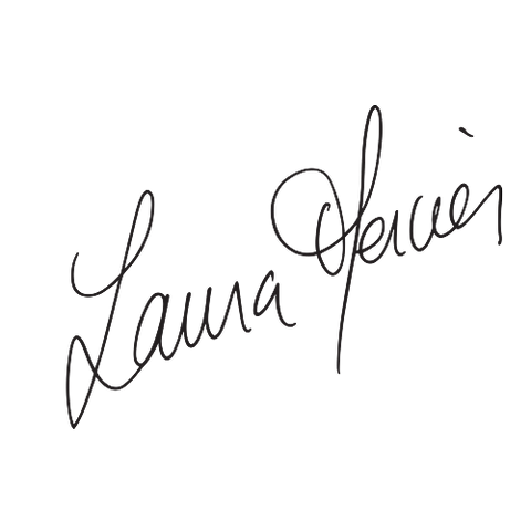 Laura's signature