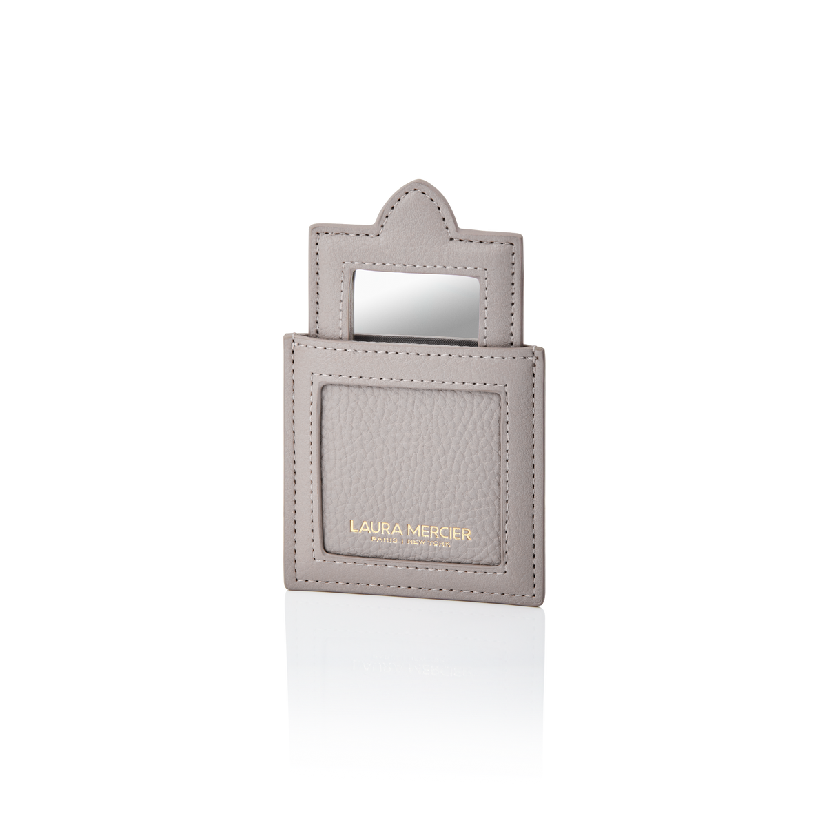 Gray Compact Mirror