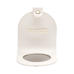 Cream Compact Mirror